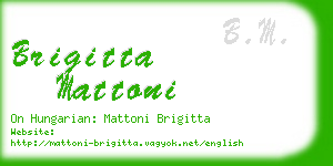 brigitta mattoni business card